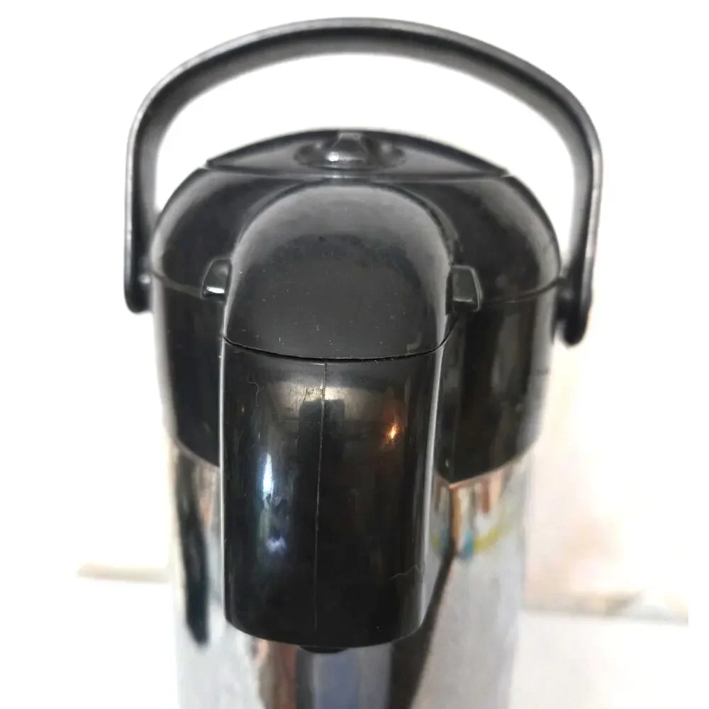 Air Pot Beverage Server Insulated Stainless Pump 75 OZ Hot Cold